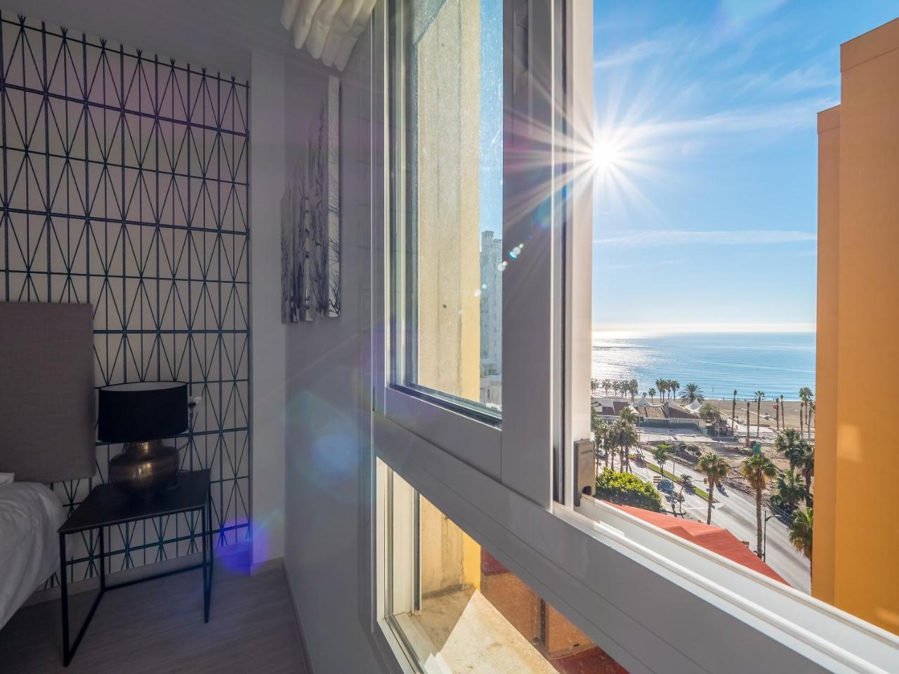 Malagueta Sea View - Premium Apartment Málaga Exteriör bild